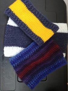 crochet snood herringbone stitch