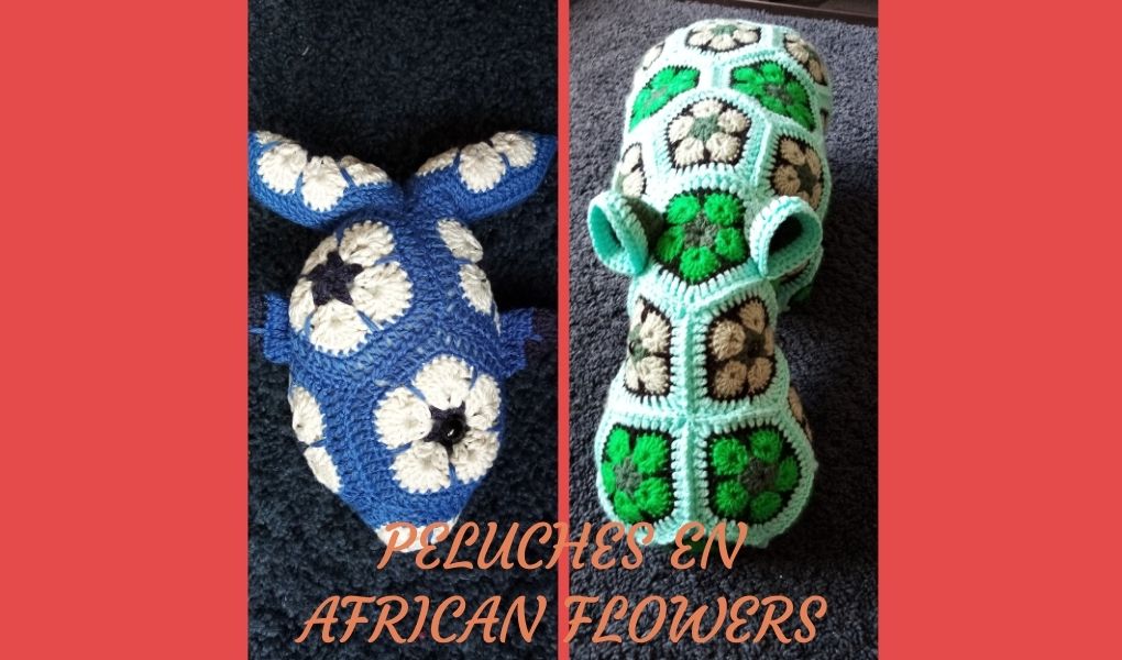 Aujourd'hui, je vous fait découvrir une nouvelle technique pour la réalisation de peluches : l'utilisation des African Flowers.