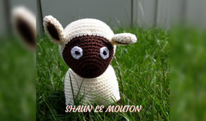 Shaun est un mouton très facile à crocheter. Il adore se promener avec ses amis Marguerite, Pompon et Marcus