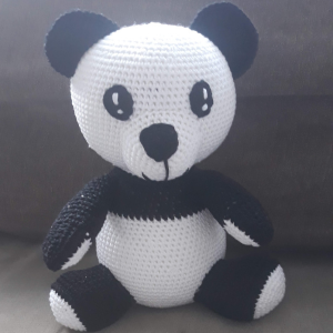 panda au crochet
